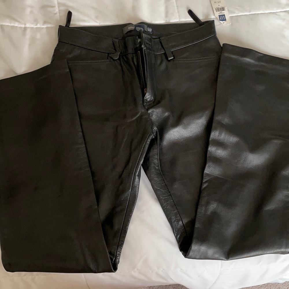 NWT Black Leather Pants